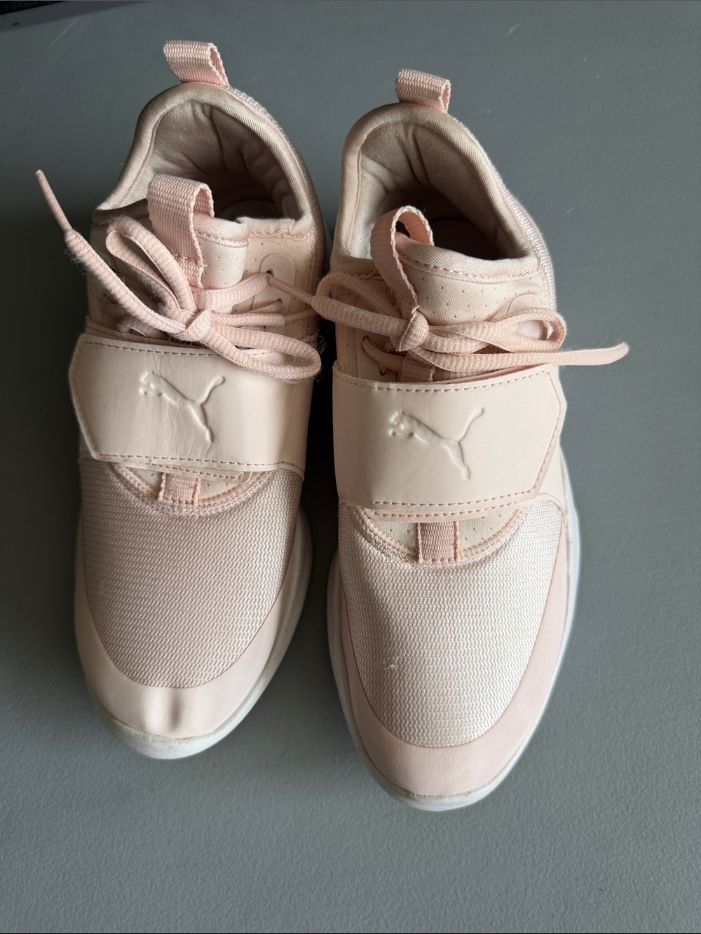 Puma kids Light Pink Slip-On Athletic Sneakers